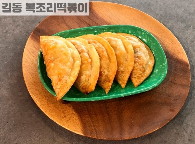 빈손장보기,납작만두