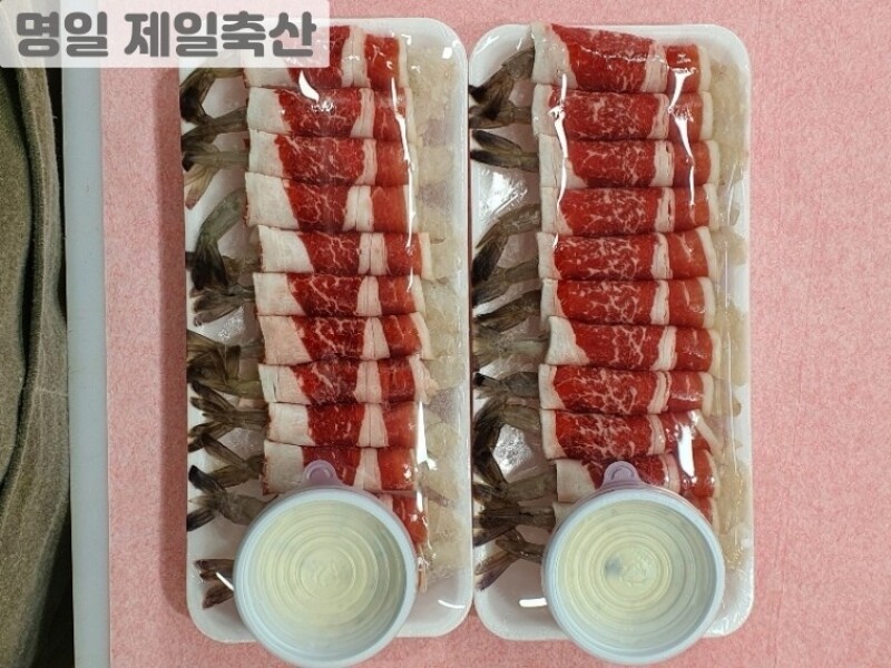 빈손장보기,차돌새우말이[우삼겹] (1팩)